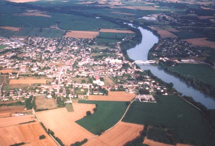 Loyettes (Ain) au bord du Rhône